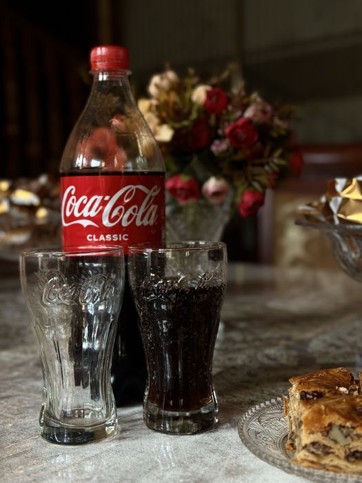 Стеклянный стакан Coca Cola