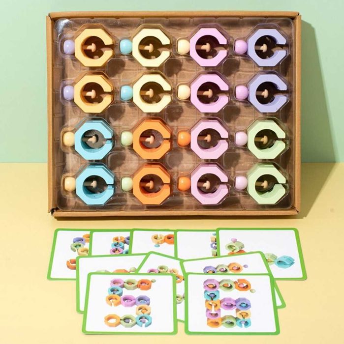 Уникален дървен конструктор Трансформер в два модела.