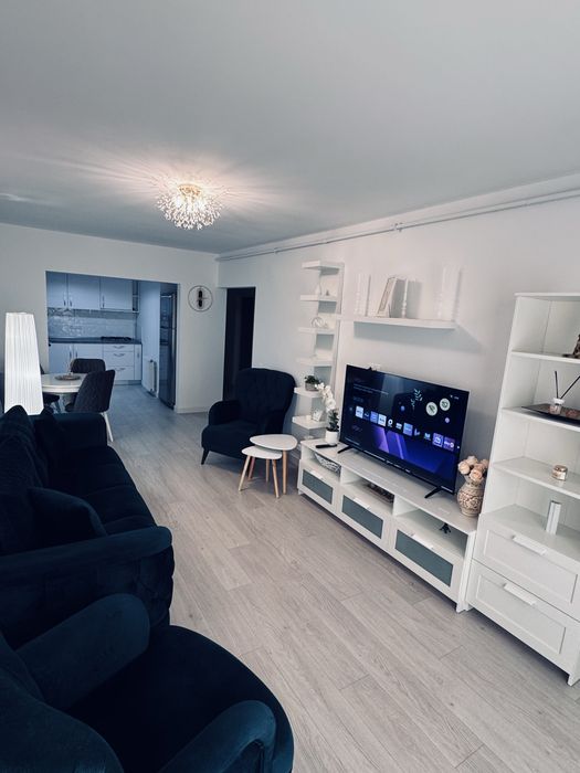 Chirie apartament 2 camere  bloc nou complet utilat etaj 1