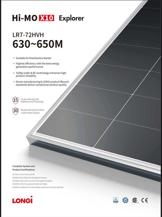 Quyosh panel, солнечная панель Longi  Solar distributior Uzbekistan