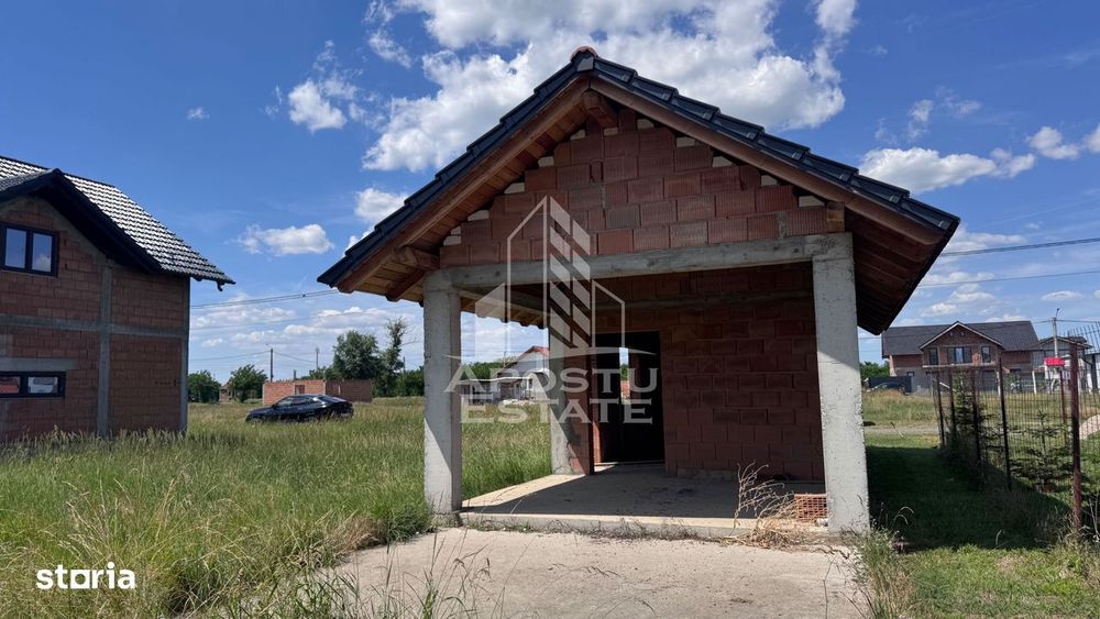 Casa la rosu P+M | Teren 513 mp , Cărpiniș