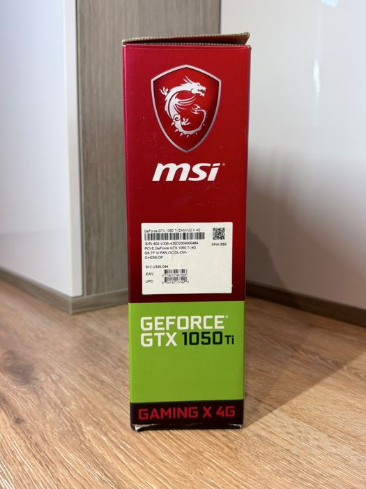Placa video MSI GeForce® GTX 1050 Ti GAMING X, 4GB GDDR5, 128-bit