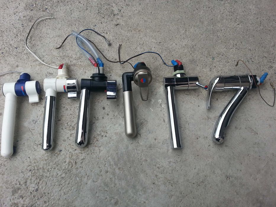 Baterii de apa pentru rulote cu si fara microcontact, import Germania