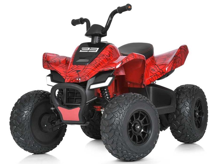 ATV electric pentru copii telecomanda roti din spuma EVA 4X4 Green ARMY/RED/BLUE 107 x 71 x 73.5 CM