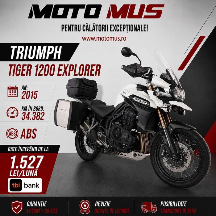 Motocicleta Triumph Tiger 1200 Explorer ABS | T62691 | motomus.ro