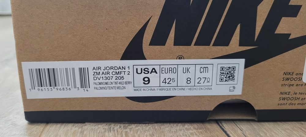NIKE Pantofi Sport AIR JORDAN 1 ZM AIR CMFT 2 mărime 42.5