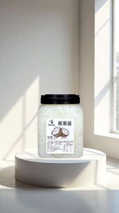 Кокосовой дольки для приготовления бабл ти