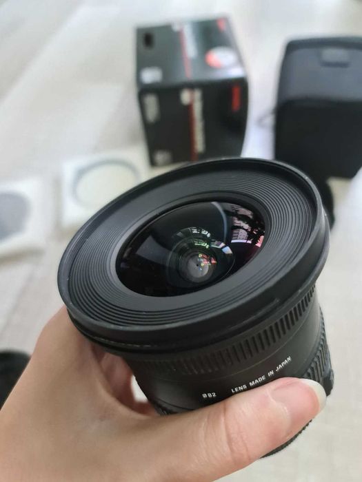 Sigma 10-20mm F3.5 EX DC HSM Montura Nikon + 2 filtre CADOU