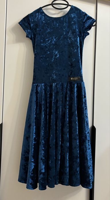 Бархатное бальное платье Maison, 8–9 лет