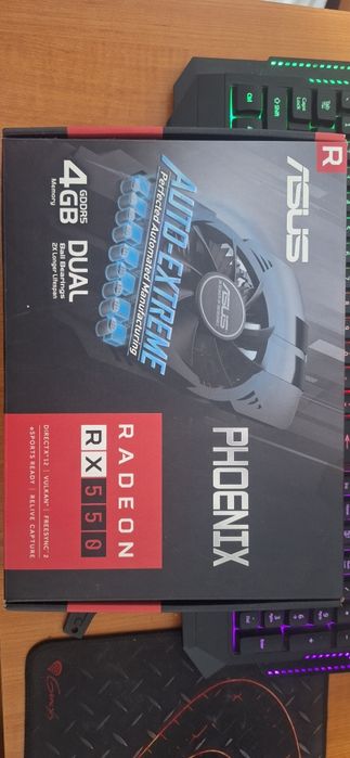 ASUS rx 550 4 GB
