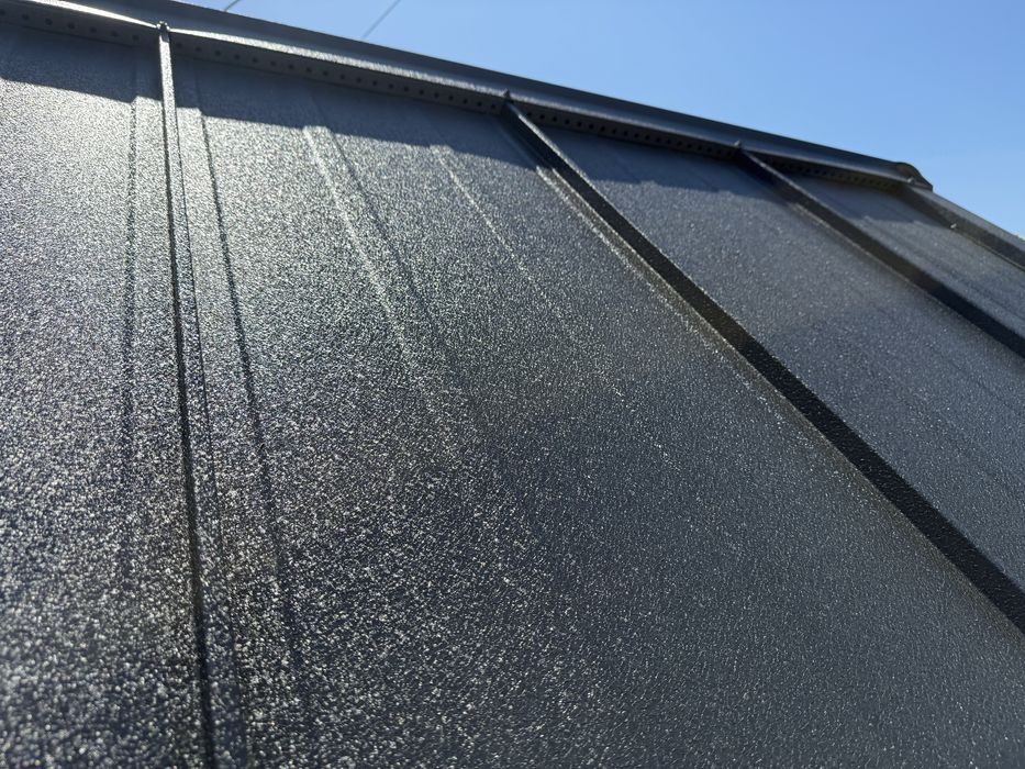 Tablă Click RAL 7016 gri antracit mat , tip țiglă metalică acoperiş