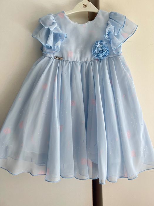 Rochie eleganta, albastra, 3 ani
