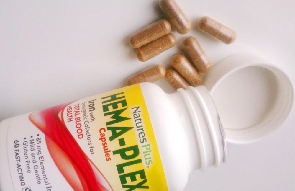 Hema-Plex, комплекс с железом, 60 капсул быстрого действия