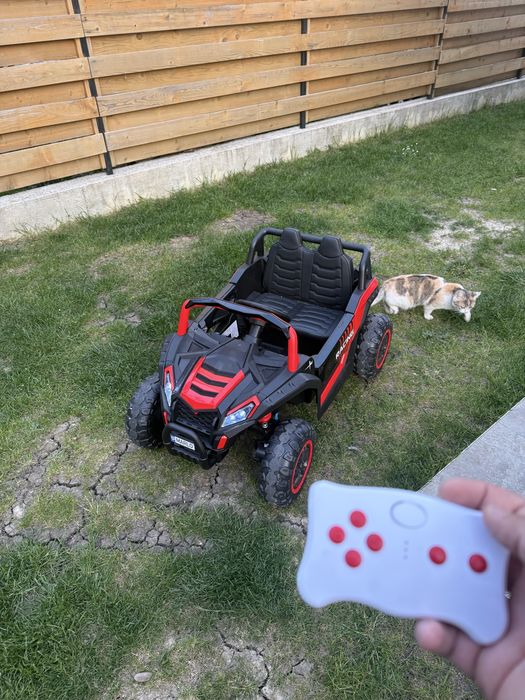 Buggy UTV electric copii 4 x 4  doua locuri