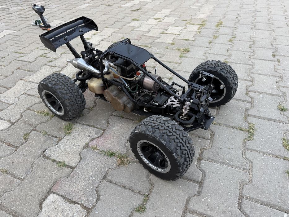 Automodel rc 1:5 benzina reely carbon fighter modificat