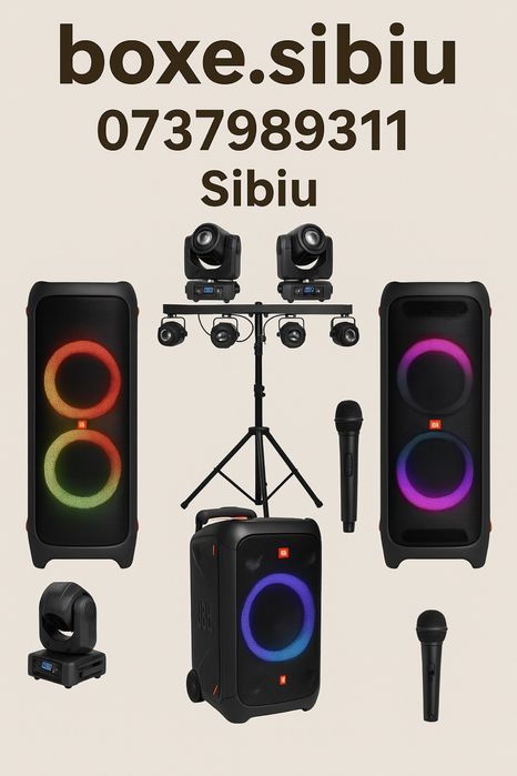 Inchiriez boxe JBL PARTYBOX 310 pentru cabana, petreceri si revelion