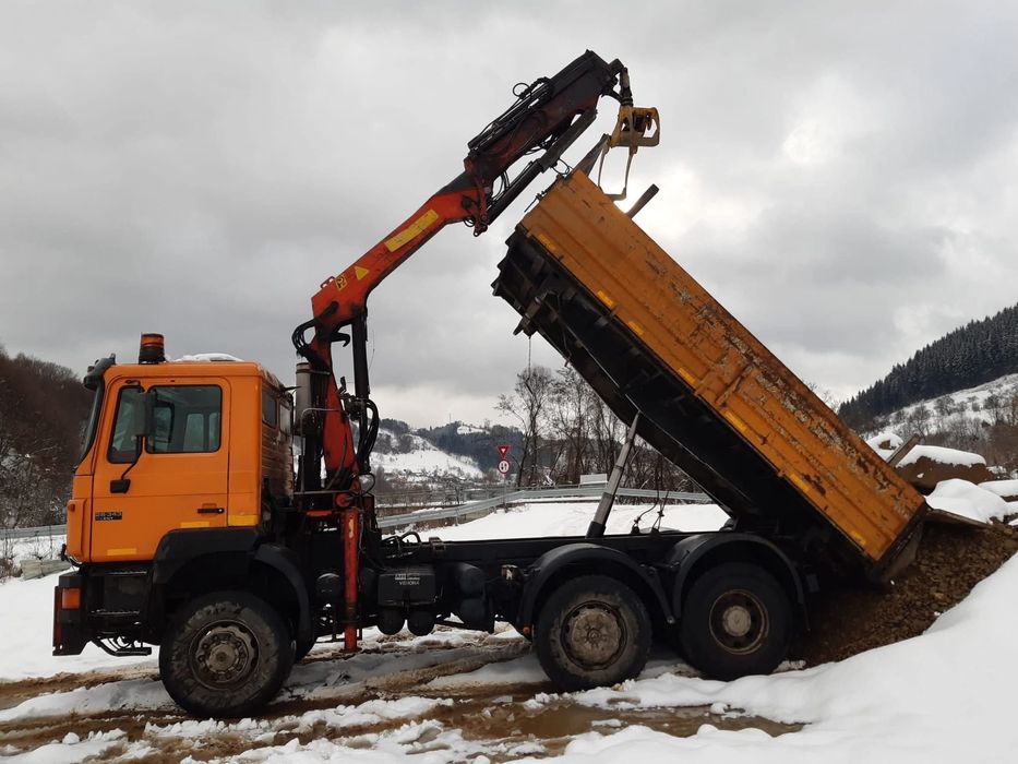 Camion forestier MAN 6x4