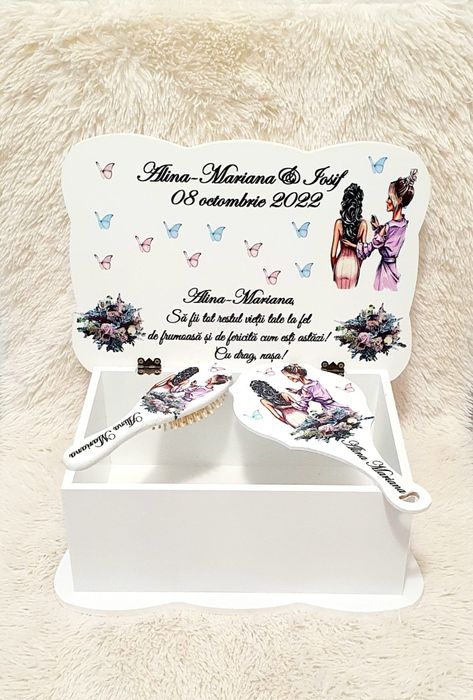 Pahare personalizate / tavita miri / umerase / tavita mot /nunta/botez