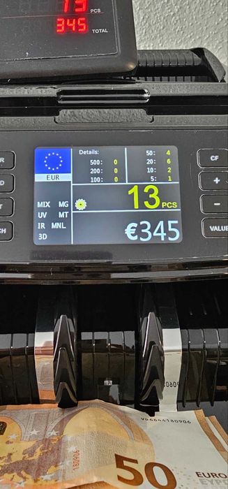 Професионална банкнотоброячна машина AL-6610T– С детекция за фалшиви пари