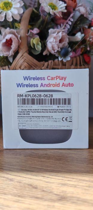 Adaptor Android Auto CarPlay Ai Box Netflix YouTube HBO