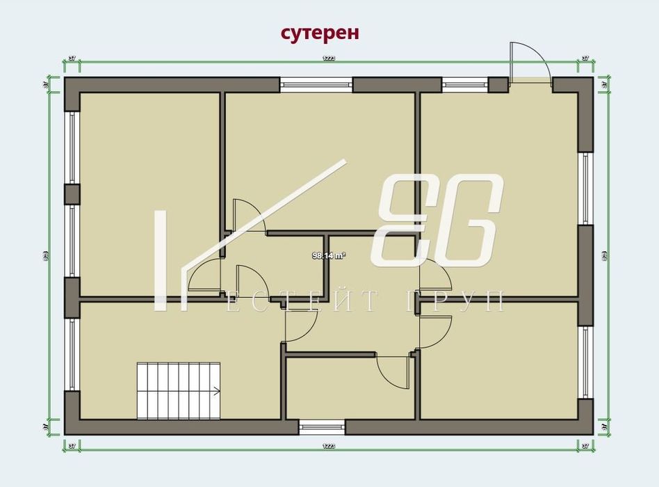 Етаж от къща в Варна-Аспарухово площ 98 цена 130000