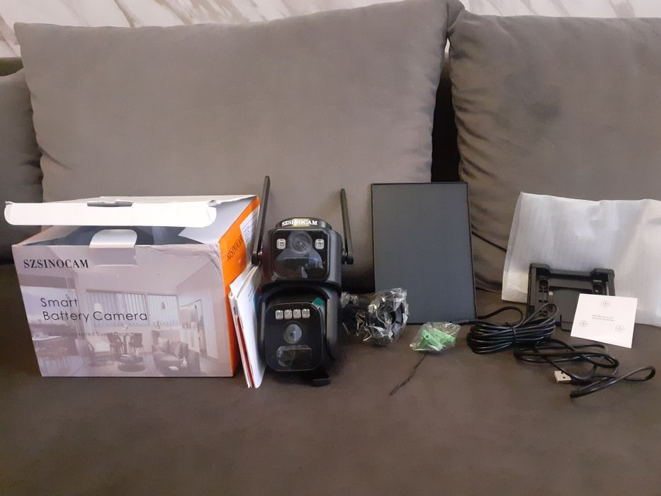 Camere de supraveghere cu panou solar warless și cu siim