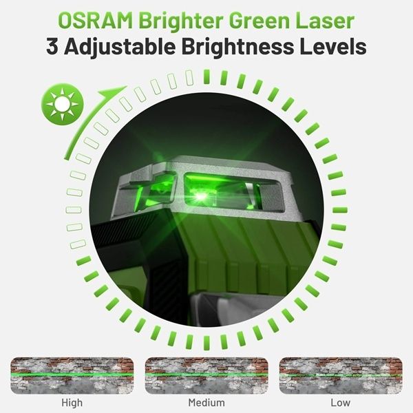 Лазерен нивелир Huepar HX04CG