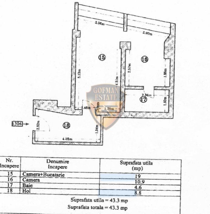 2 camere Premium Olimp Sea View vedere la mare 44mp et 13/15 boiler A/