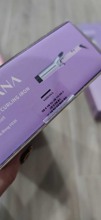 КЕРАМИЧНА маша за коса Южна Корея - VODANA Glamwave Curling Iron