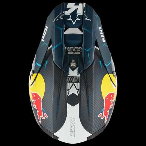 Мотокрос каска KINI RED BULL MXC2 2.0 Carbon-BLUE/WHITE