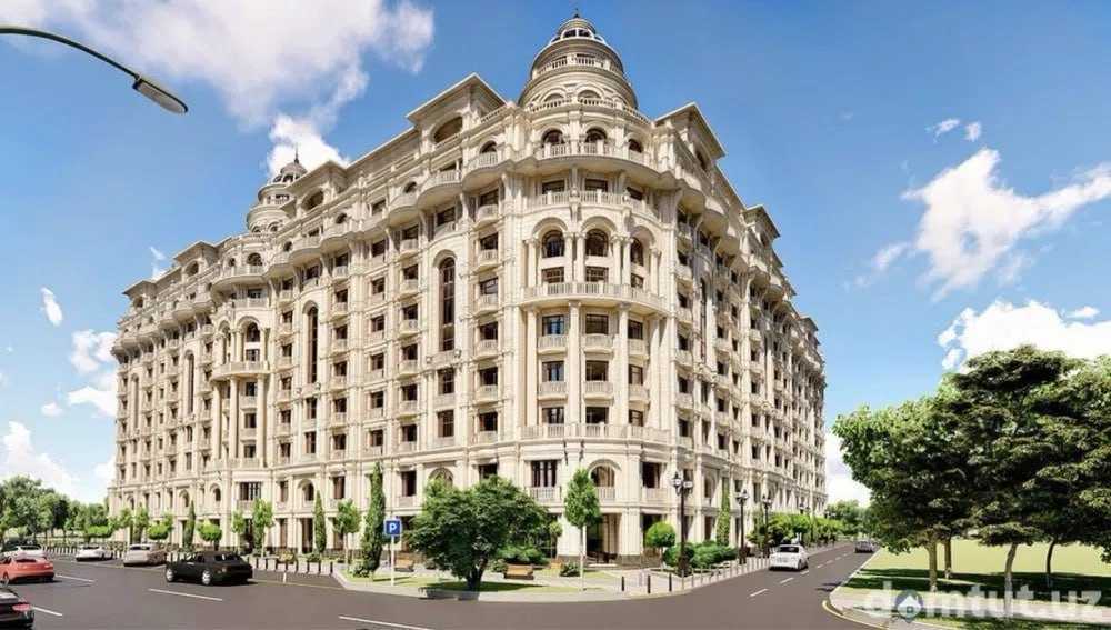 Новостройка Milano 4х комнатная квартира коробка 163м2 Яккасарай: