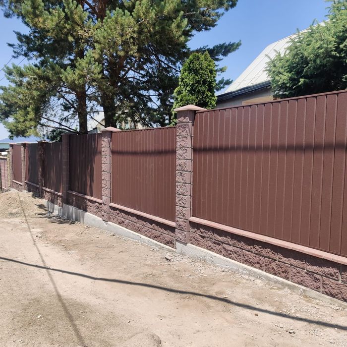 Кладка заборы профессионально