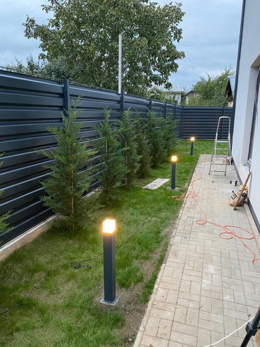 Tablă Cutată Gard Metalic diferite modele 4m 6m RAL 7016 gri antracit