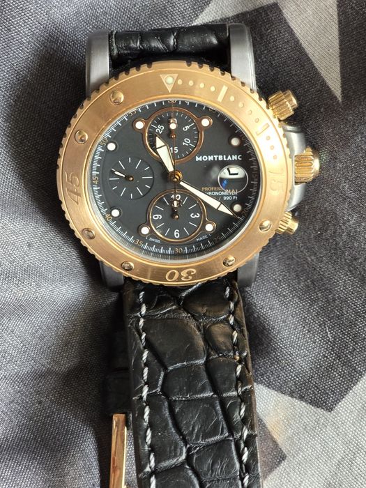 Montblanc Sport XXXL Chronograph Tantalum 18K Rose Gold Automatic