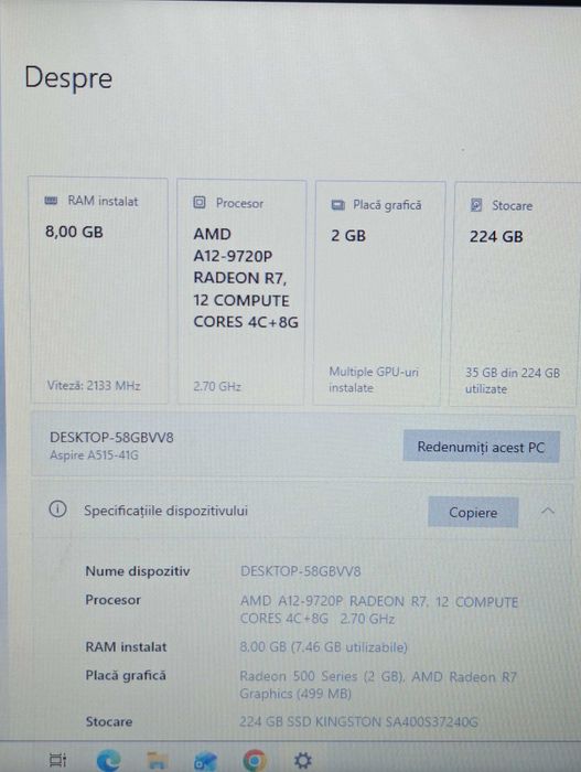 Laptop Acer Aspire 5 A515-41G