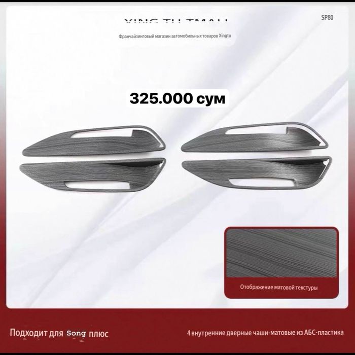 Защитные накладки для салона с текстурой дерева