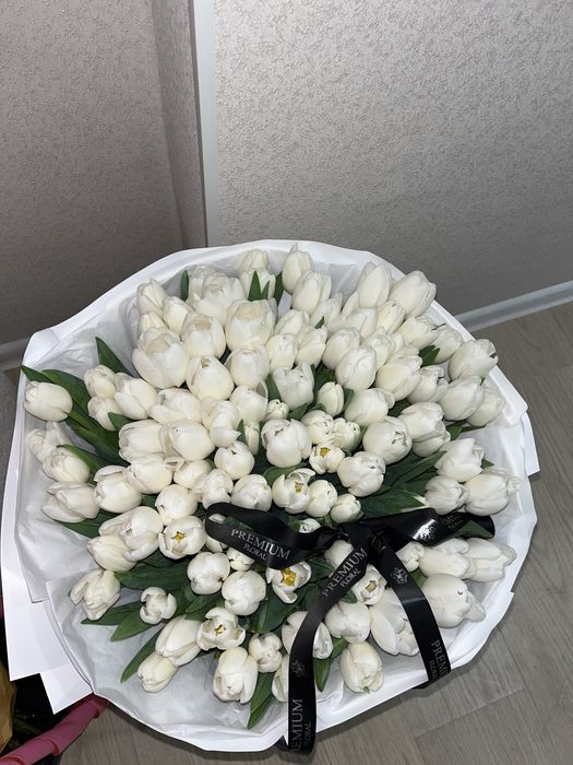 букет из 101 тюльпан