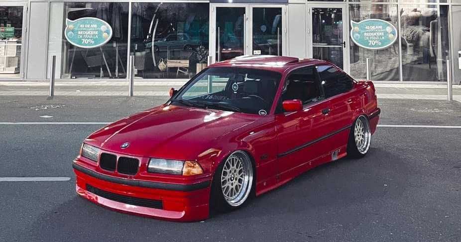 Lip/Prelungire bara BMW E36 Zender style, fibra de sticla