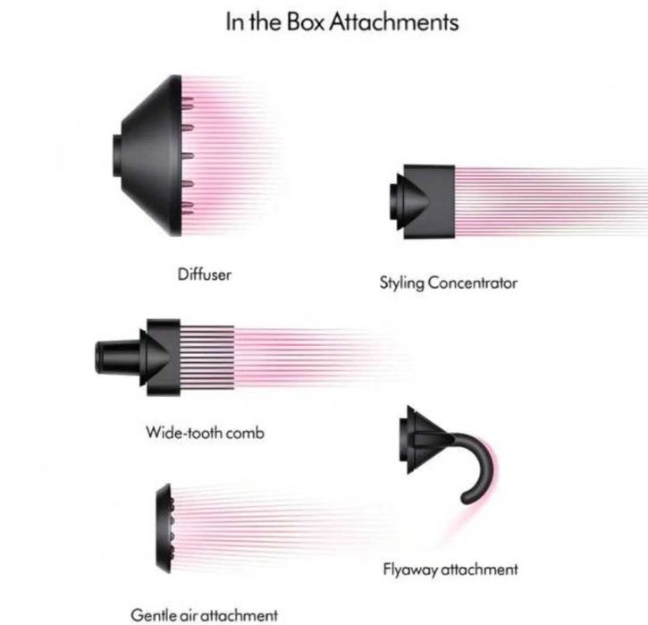 фен Dyson Supersonic HD07 black/gold