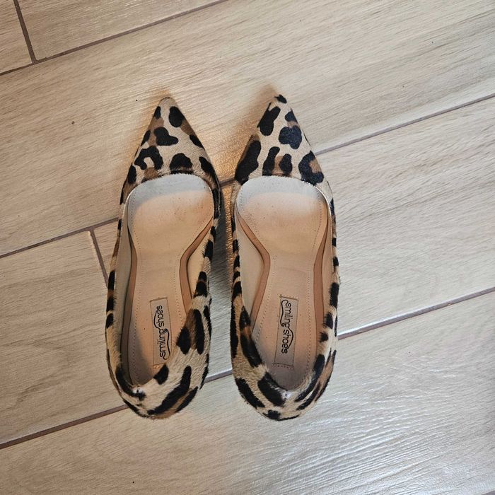 Pantofi animal print piele marimea 37, Smiling Shoes