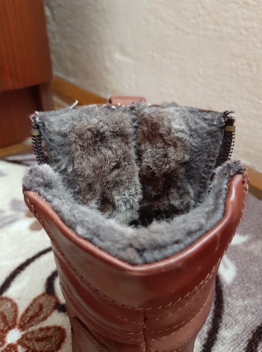 Детски ботички естествена кожа номер 26