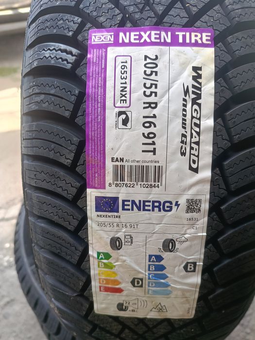 "NEXEN"-НОВИ ЗИМНИ -16цола-205/55-1бр.-80€-с монтаж и баланс