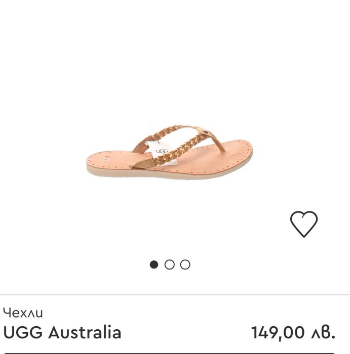 Дамски чехли сандали UGG WNavi PinK 38-39 Намалени