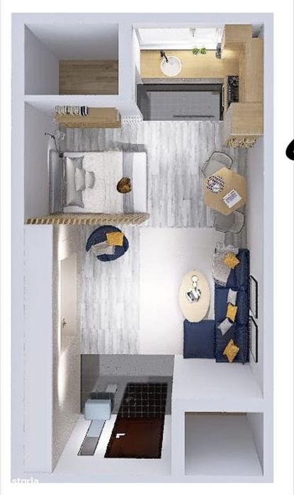 Studio de închiriat – Complex Cavar | Prima închiriere