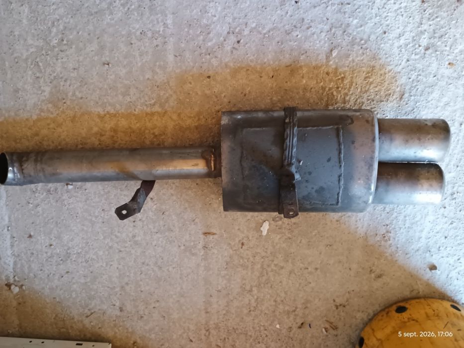 vând tobă evacuare inox, robustă