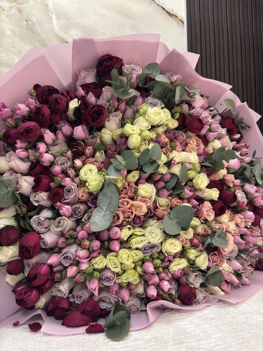 Цветы, букет красивых роз