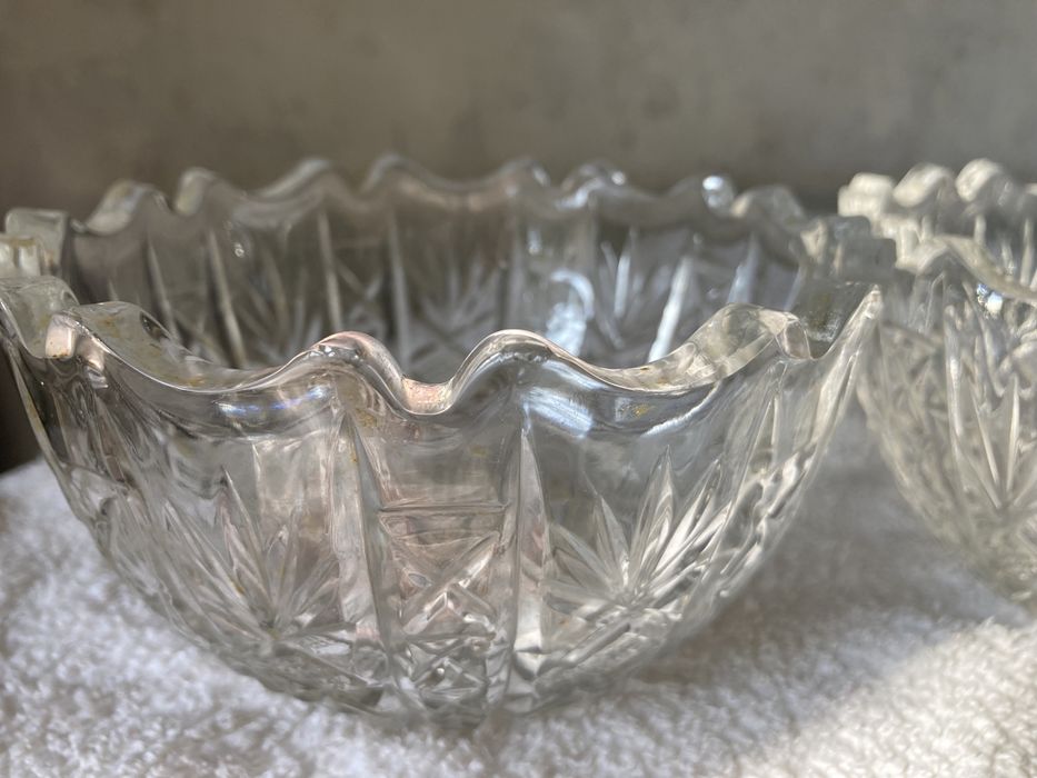 Салатницы хрустальные