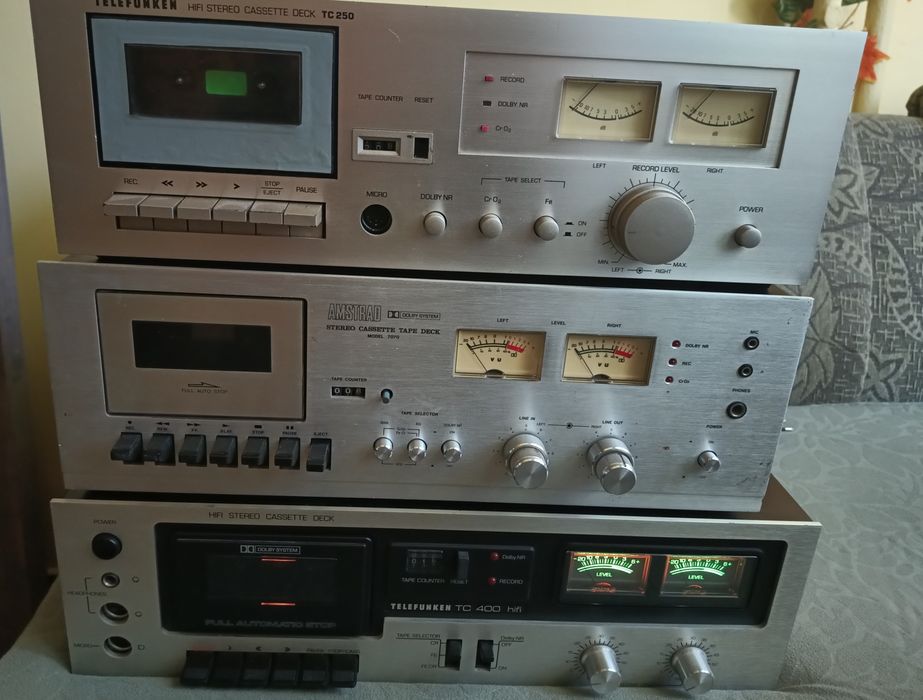 Касетен Дек Telefunken TC 250, Telefunken TC 400,Amstrad 7070.