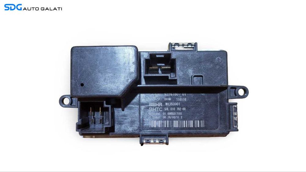 Releu Rezistenta Trepte Ventilator Aeroterma Habitaclu BMW Seria 5 F10 F11 2009 - 2017 Cod 9226780-01 W8353001 [A0014]