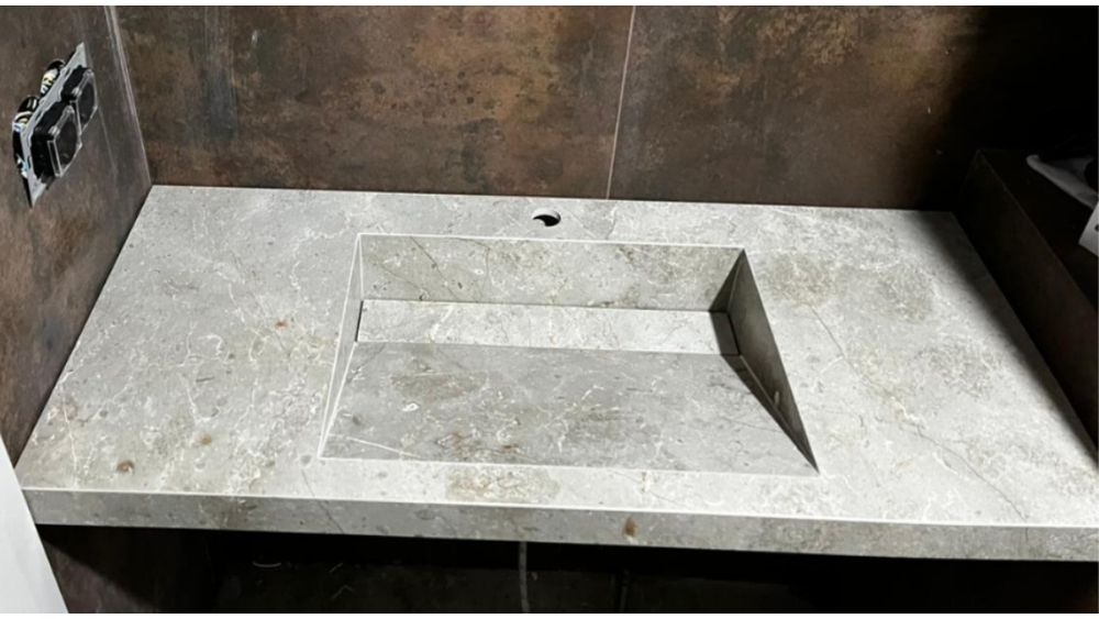 Раковина из керамогранита